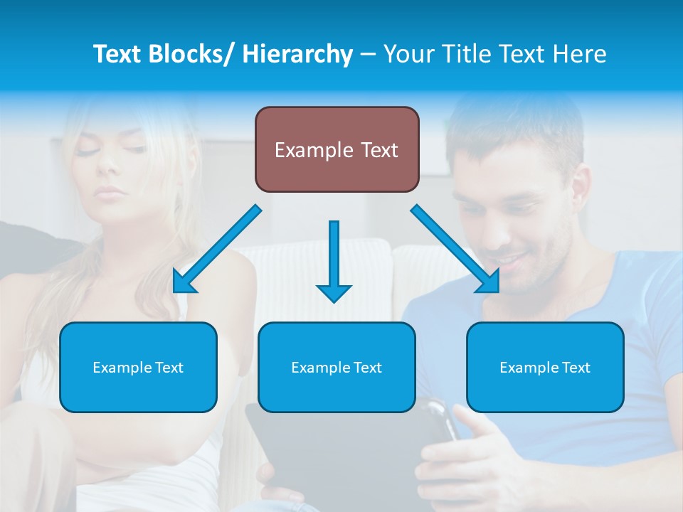 Information Happy Computer PowerPoint Template