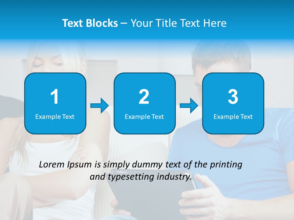 Information Happy Computer PowerPoint Template