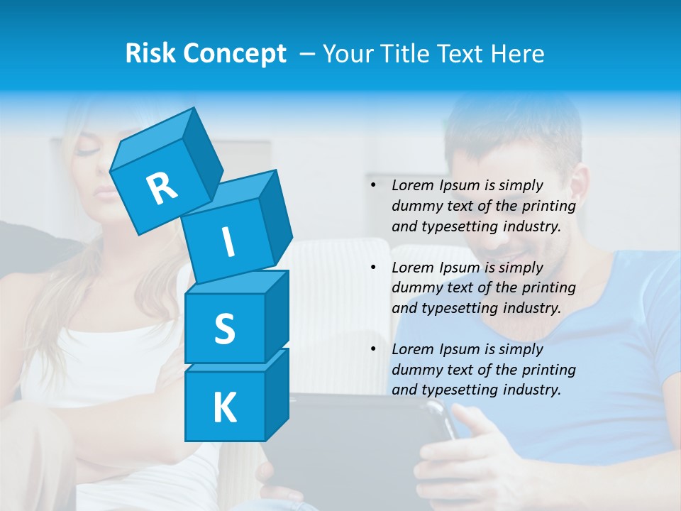 Information Happy Computer PowerPoint Template