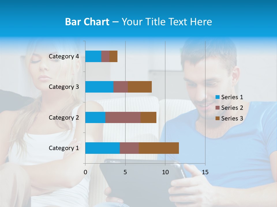 Information Happy Computer PowerPoint Template