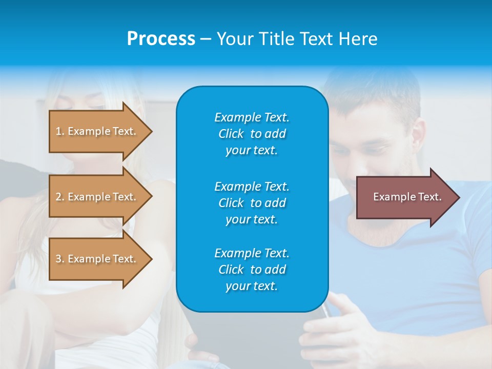 Information Happy Computer PowerPoint Template