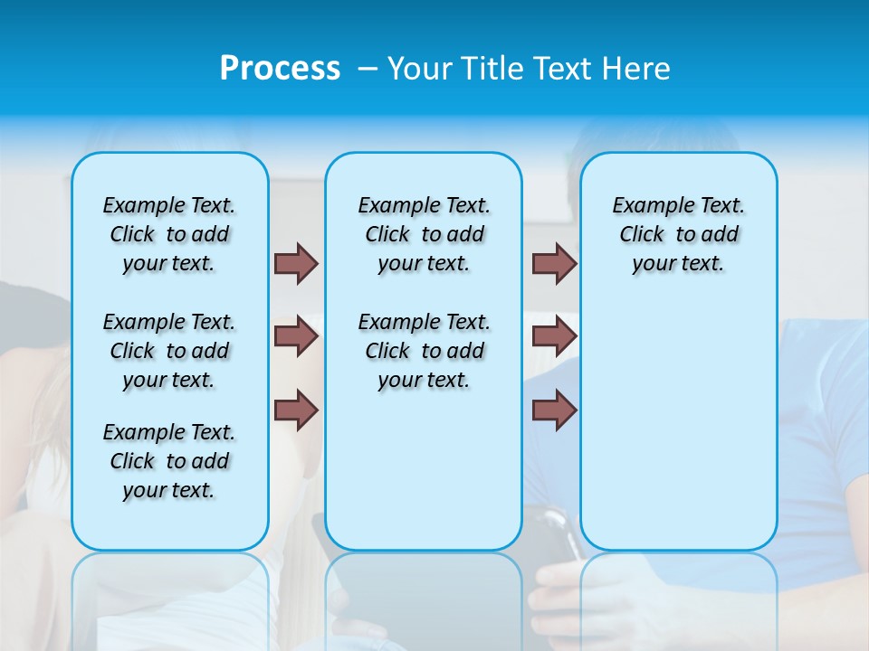 Information Happy Computer PowerPoint Template