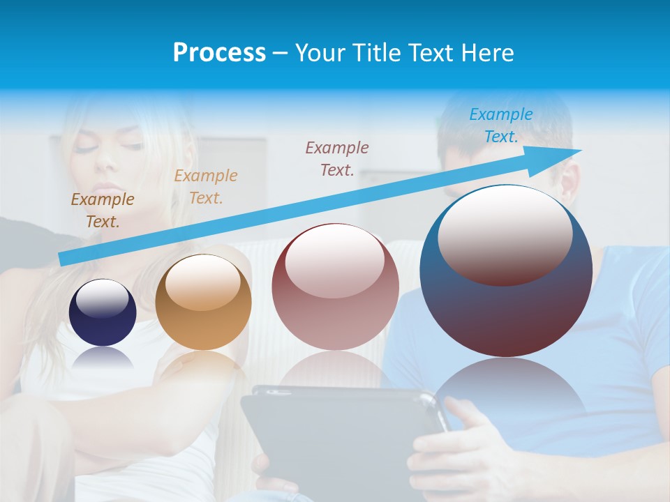 Information Happy Computer PowerPoint Template