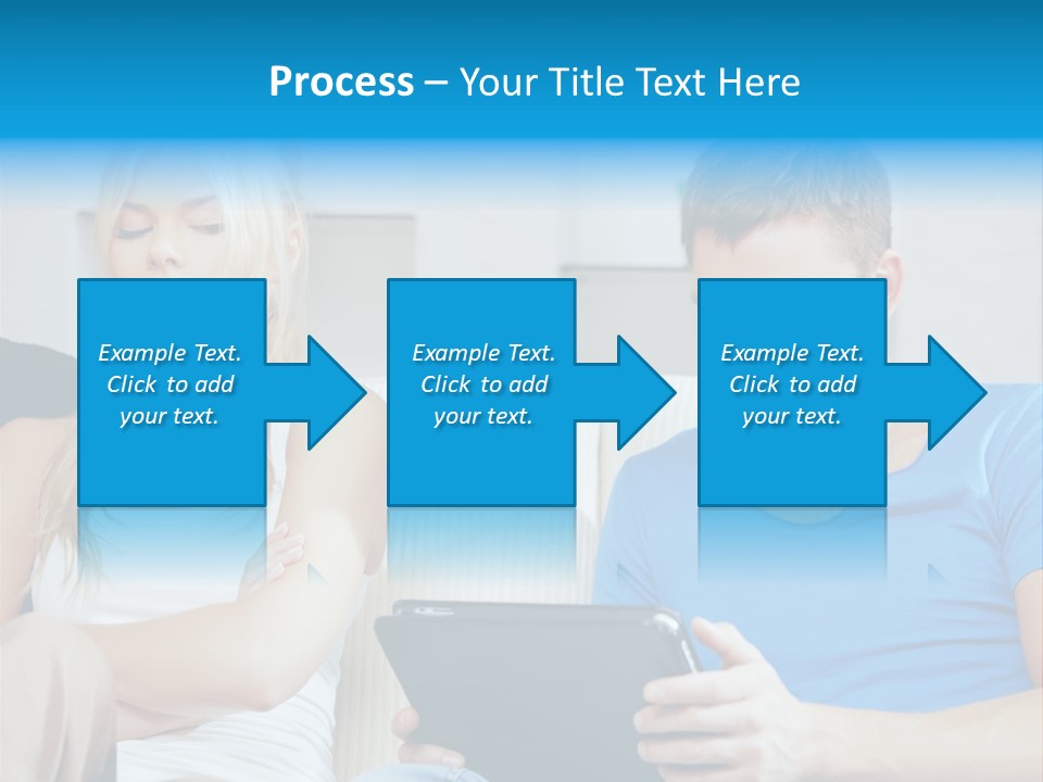 Information Happy Computer PowerPoint Template