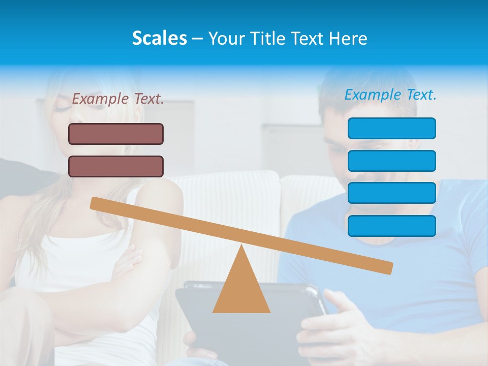 Information Happy Computer PowerPoint Template