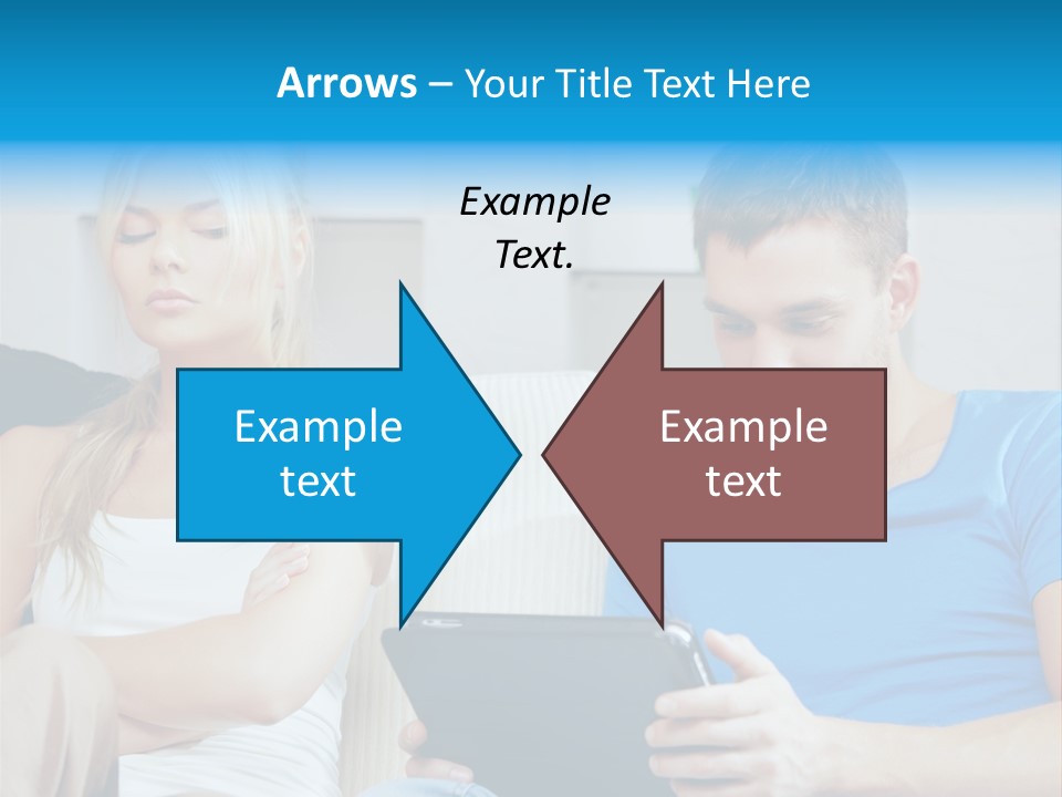 Information Happy Computer PowerPoint Template