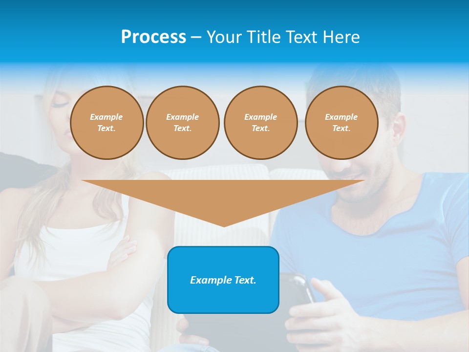 Information Happy Computer PowerPoint Template