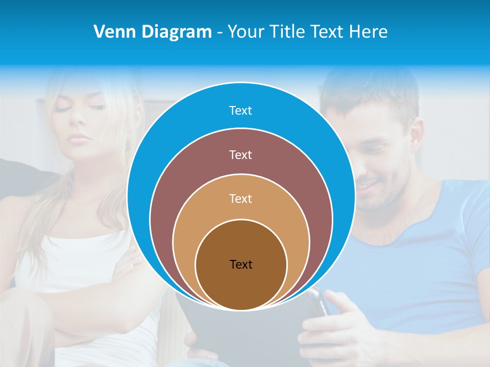 Information Happy Computer PowerPoint Template