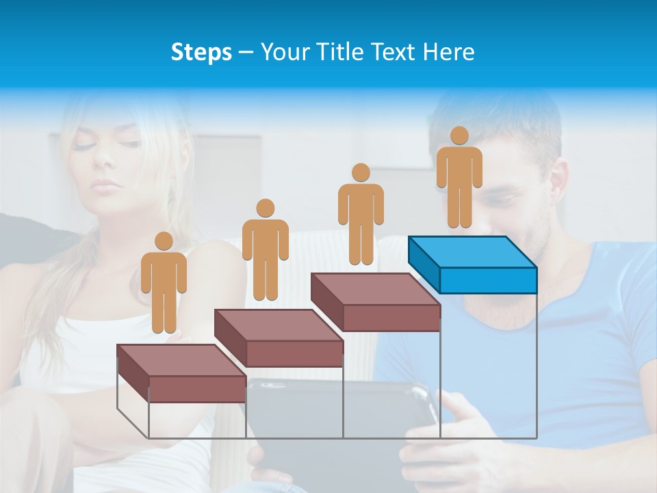 Information Happy Computer PowerPoint Template