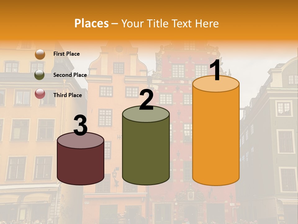 House Shops Lonely PowerPoint Template