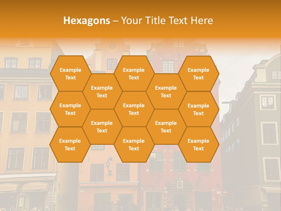 House Shops Lonely PowerPoint Template