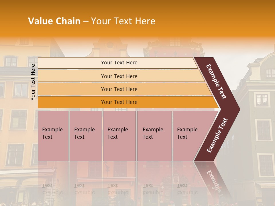 House Shops Lonely PowerPoint Template