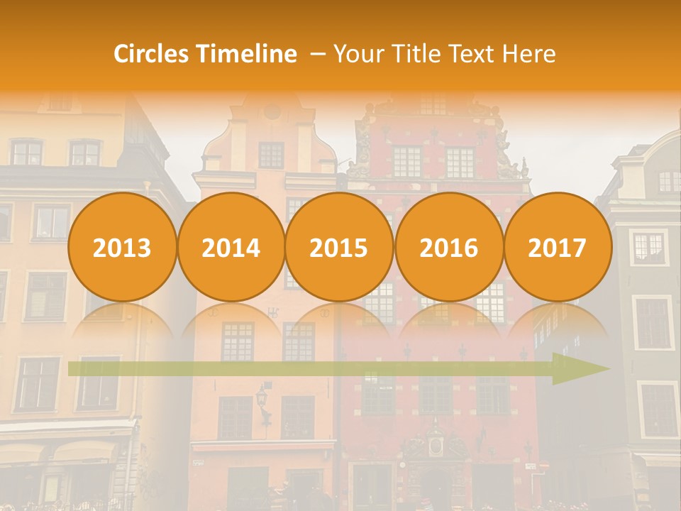 House Shops Lonely PowerPoint Template