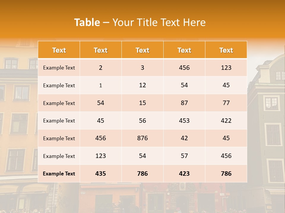 House Shops Lonely PowerPoint Template
