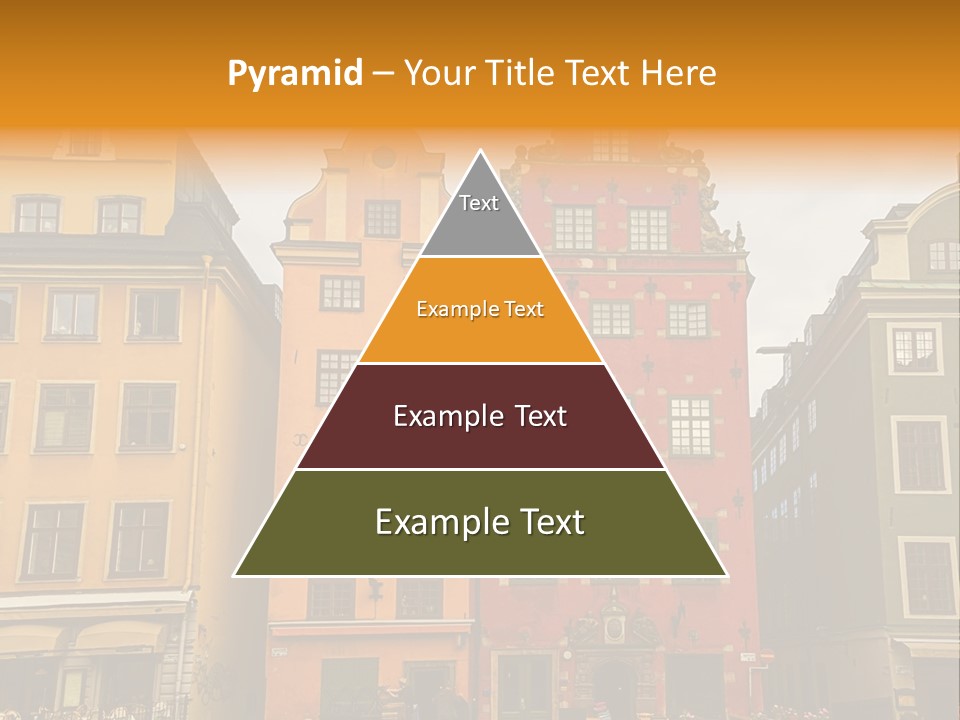 House Shops Lonely PowerPoint Template