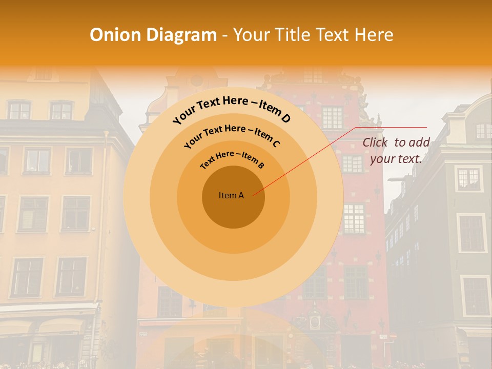 House Shops Lonely PowerPoint Template