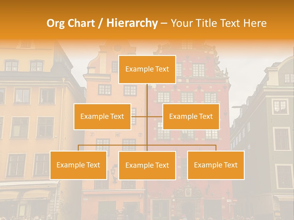 House Shops Lonely PowerPoint Template