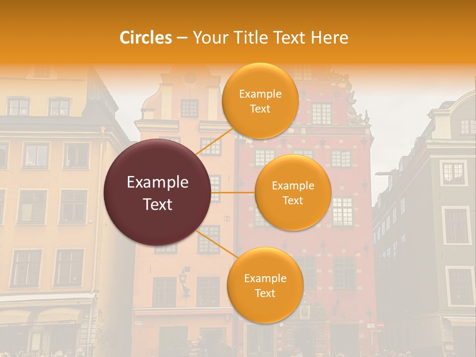 House Shops Lonely PowerPoint Template