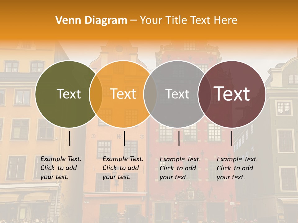 House Shops Lonely PowerPoint Template