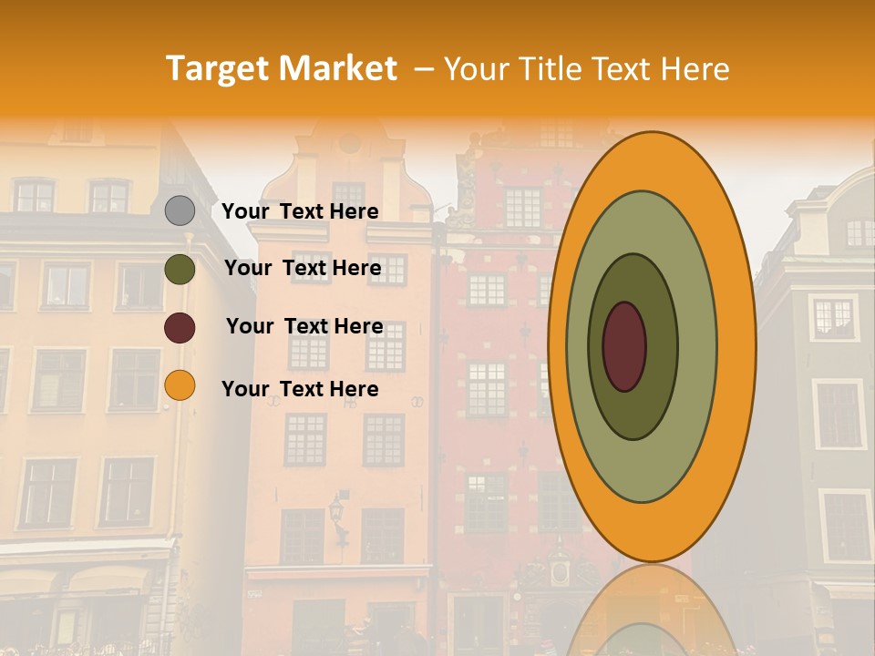 House Shops Lonely PowerPoint Template