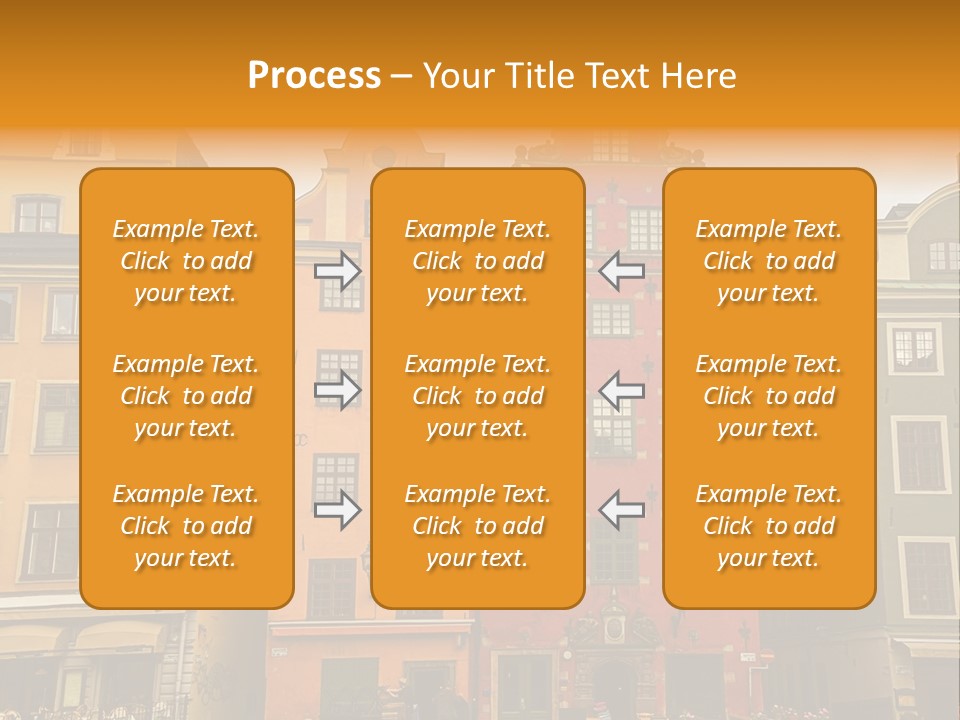House Shops Lonely PowerPoint Template