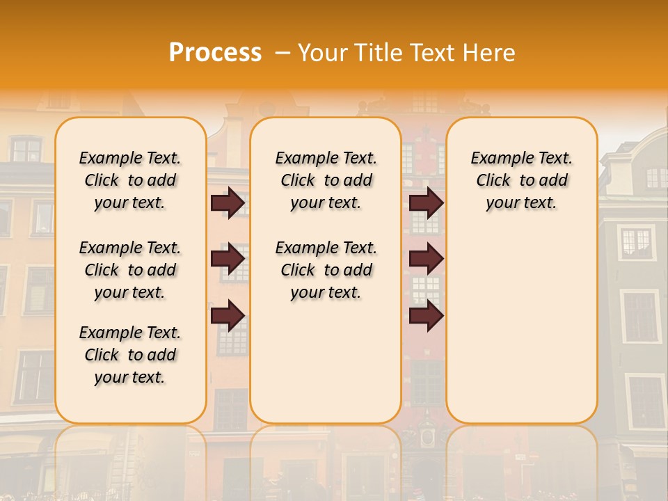 House Shops Lonely PowerPoint Template