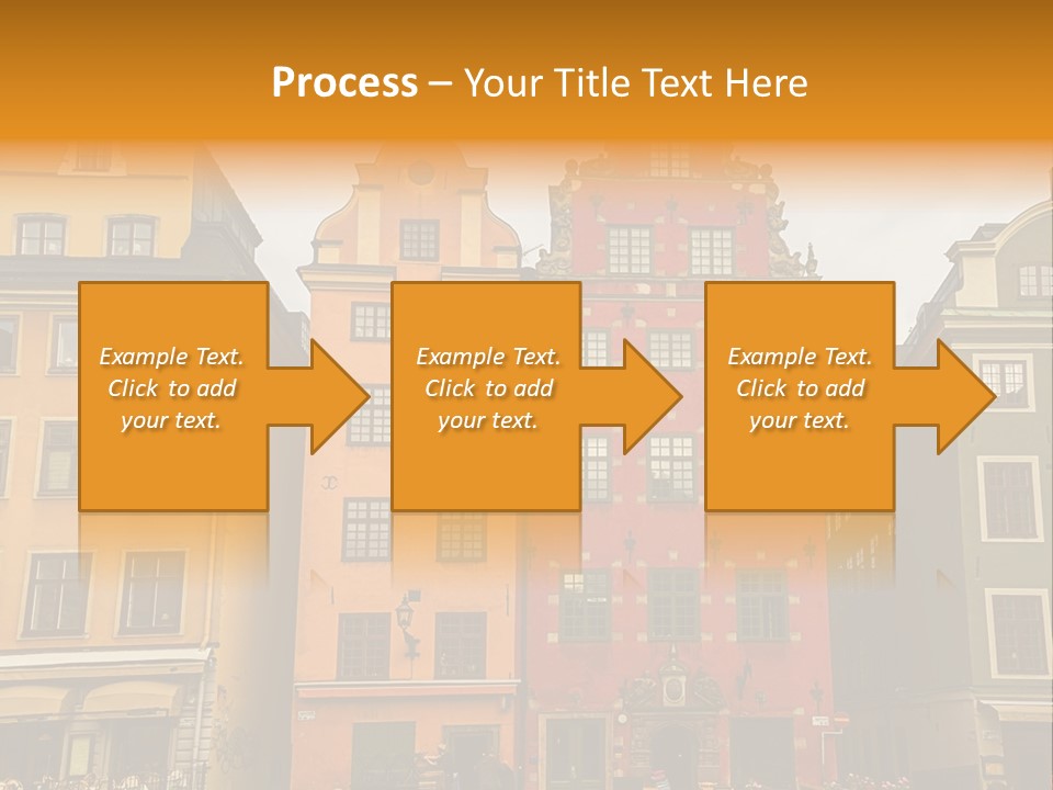 House Shops Lonely PowerPoint Template
