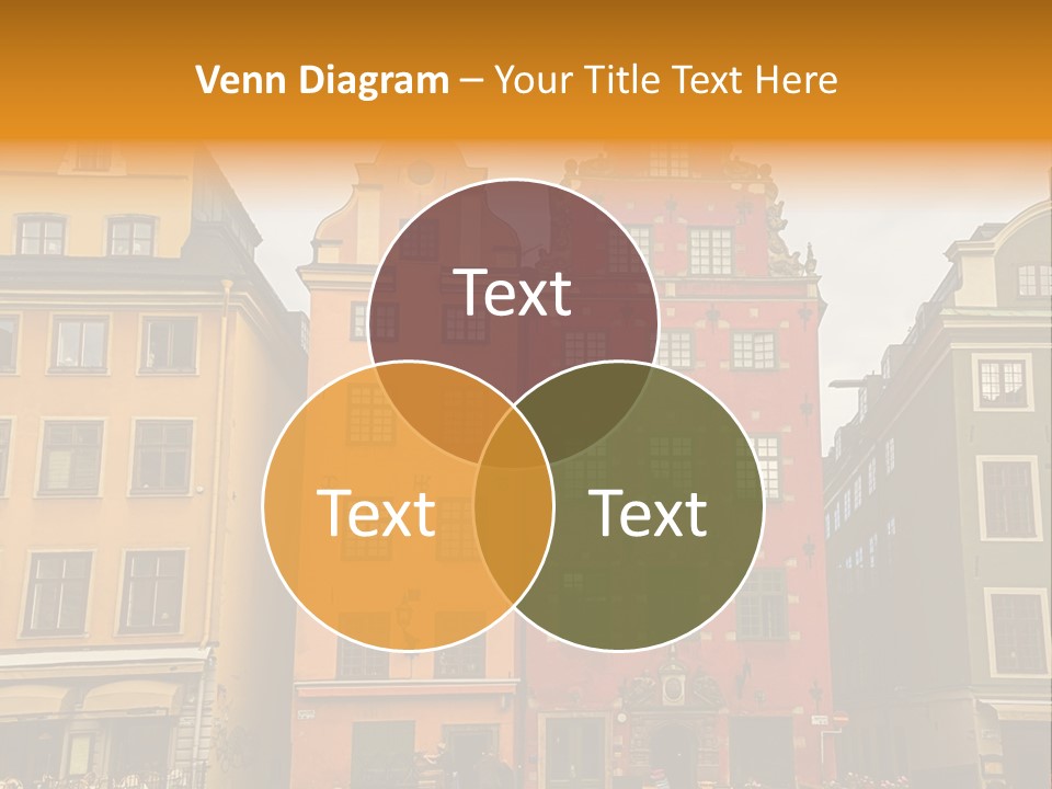 House Shops Lonely PowerPoint Template