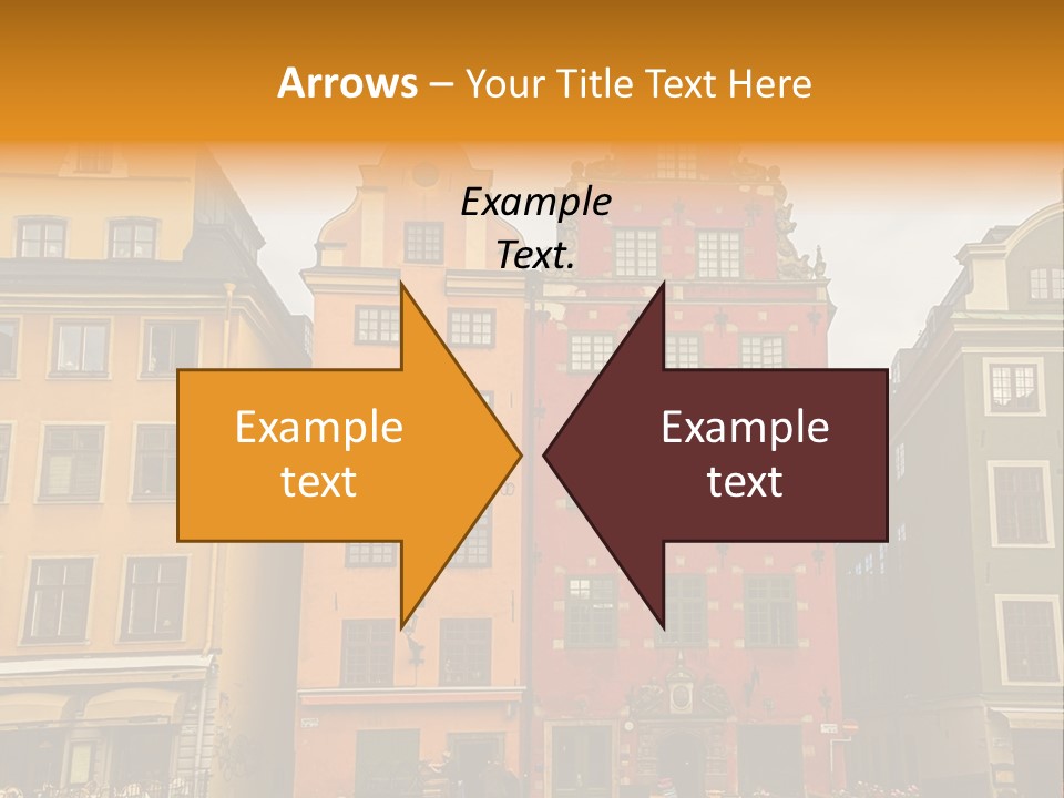 House Shops Lonely PowerPoint Template