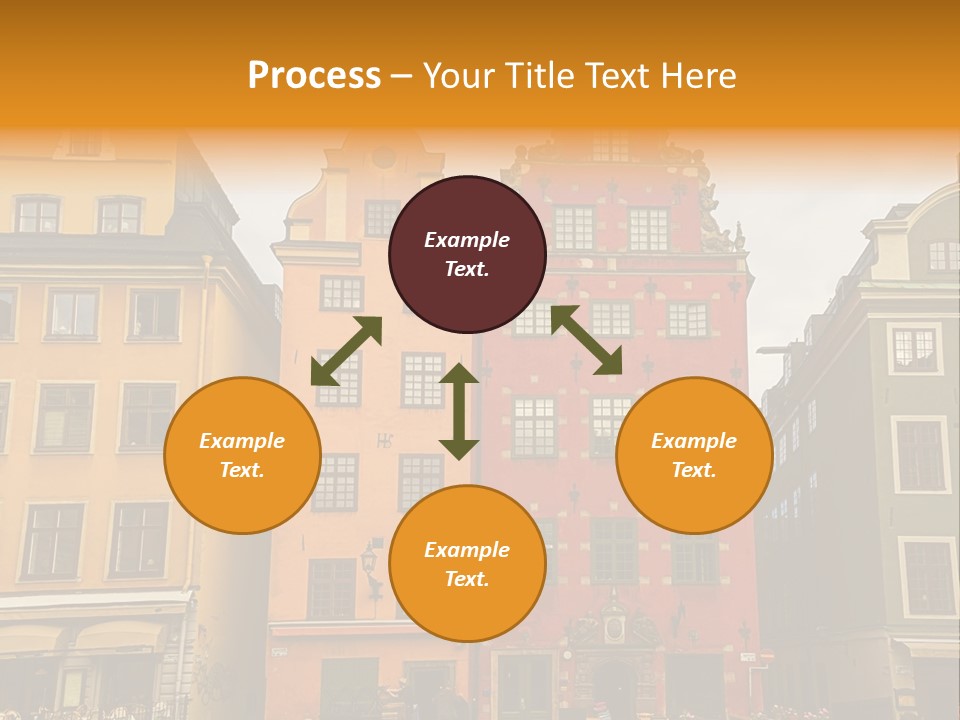 House Shops Lonely PowerPoint Template