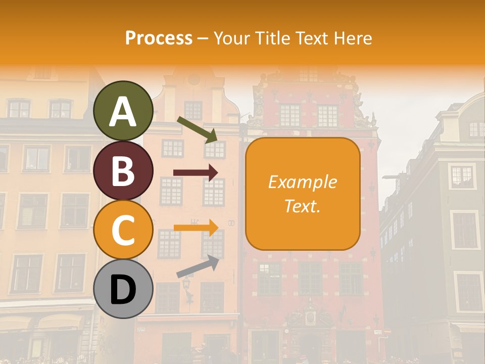 House Shops Lonely PowerPoint Template