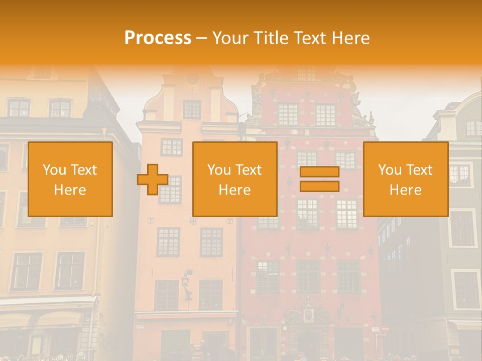 House Shops Lonely PowerPoint Template