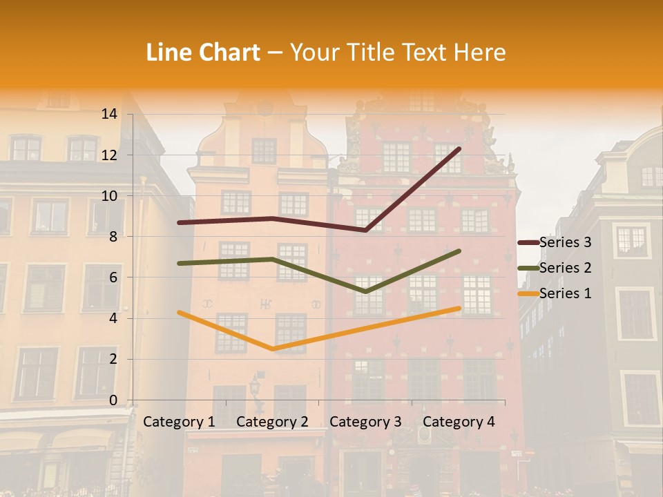 House Shops Lonely PowerPoint Template