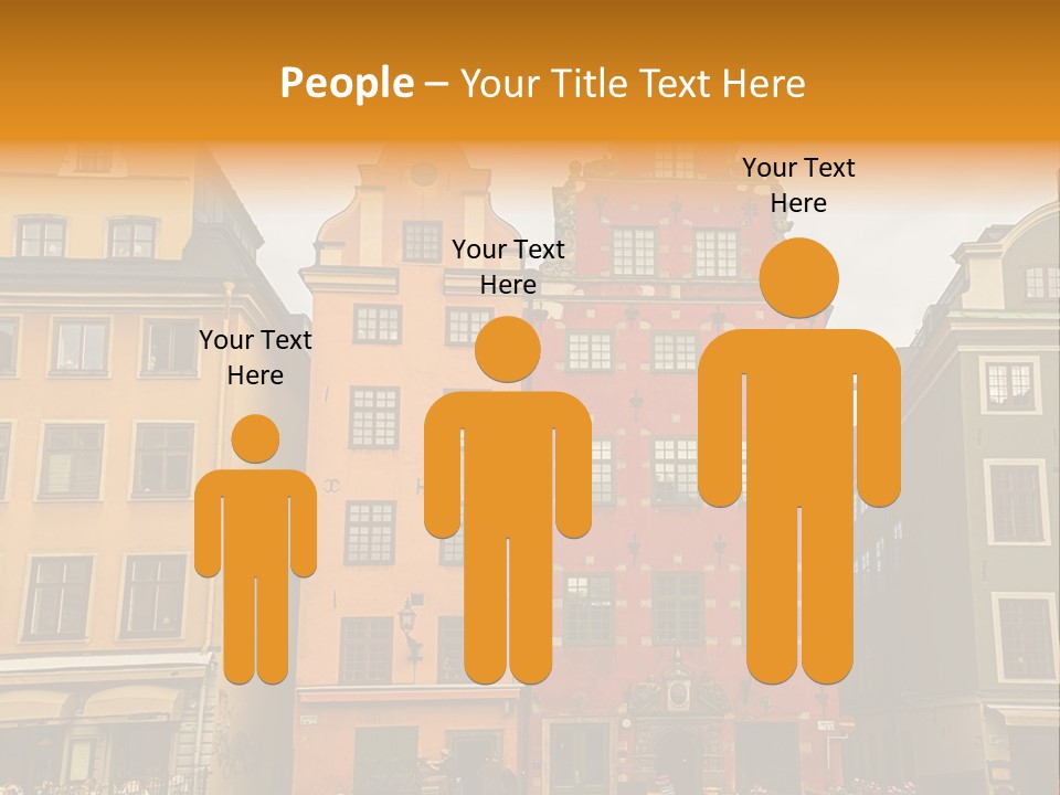 House Shops Lonely PowerPoint Template