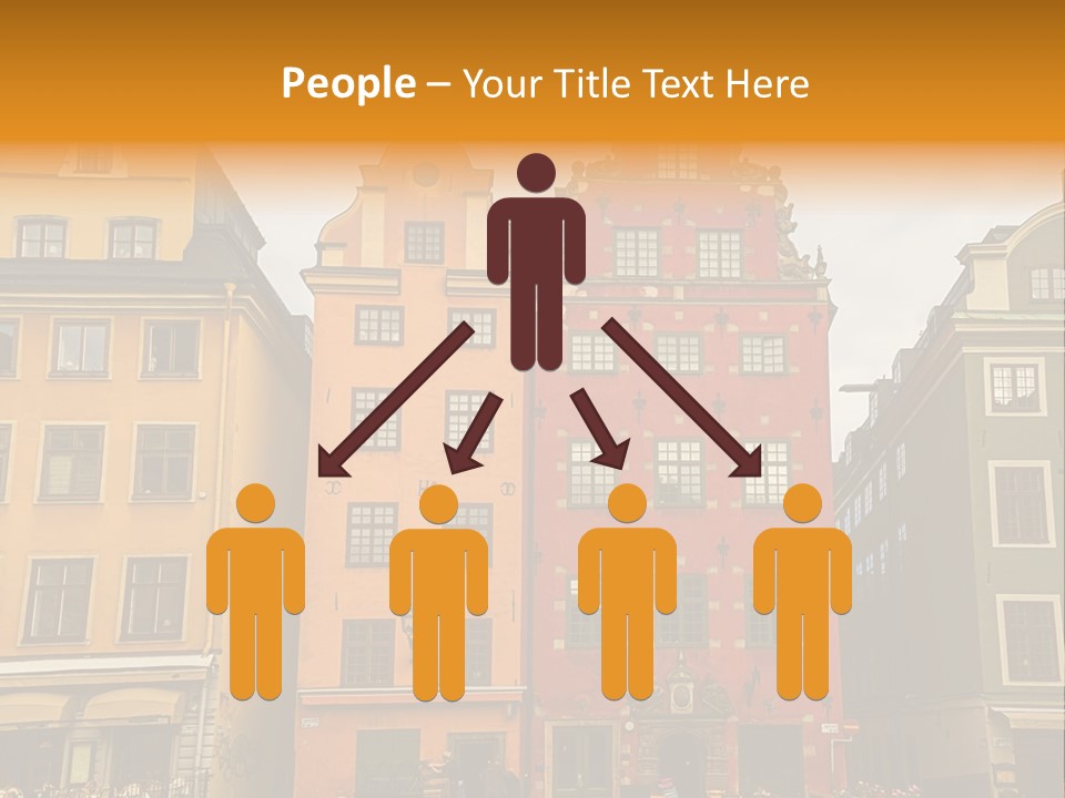 House Shops Lonely PowerPoint Template