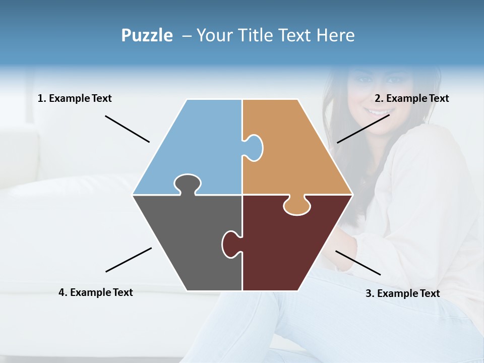 Brunet Cheerful Text Messaging PowerPoint Template