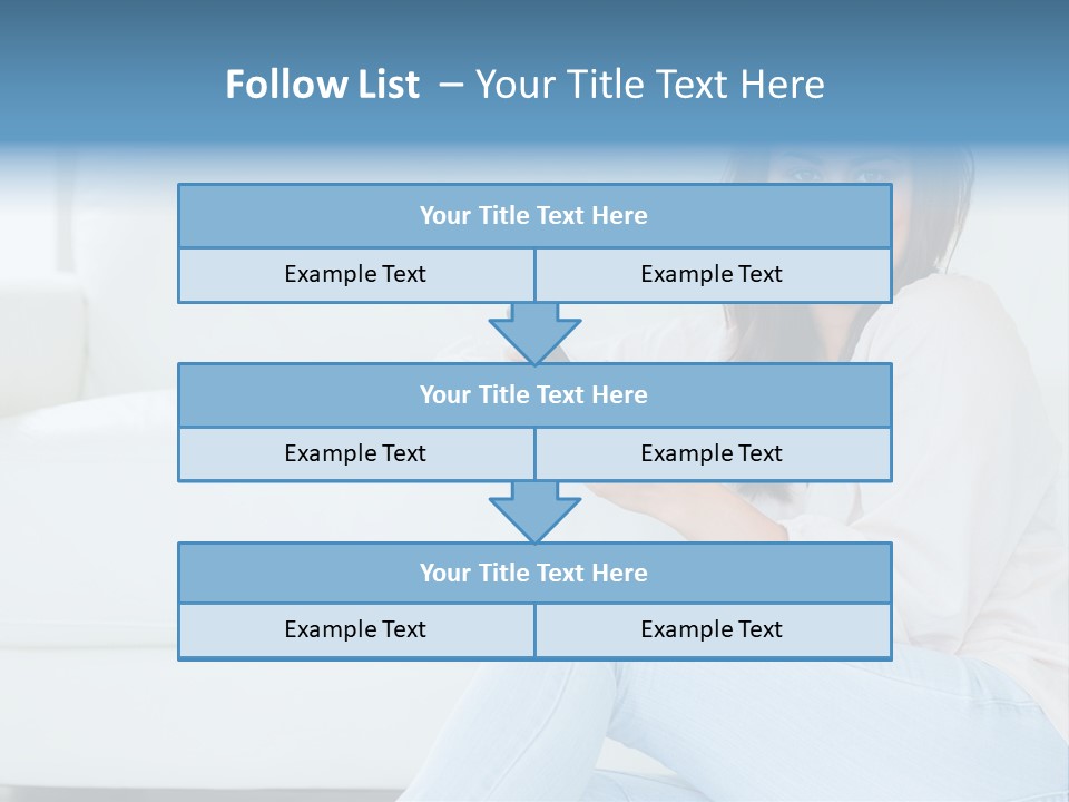 Brunet Cheerful Text Messaging PowerPoint Template