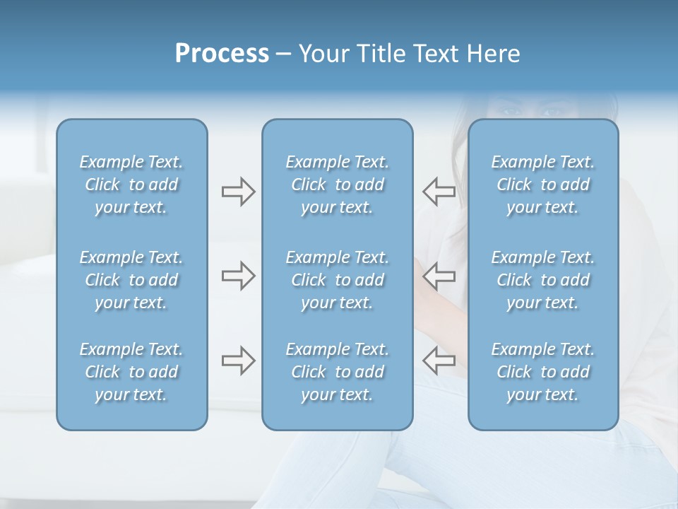 Brunet Cheerful Text Messaging PowerPoint Template