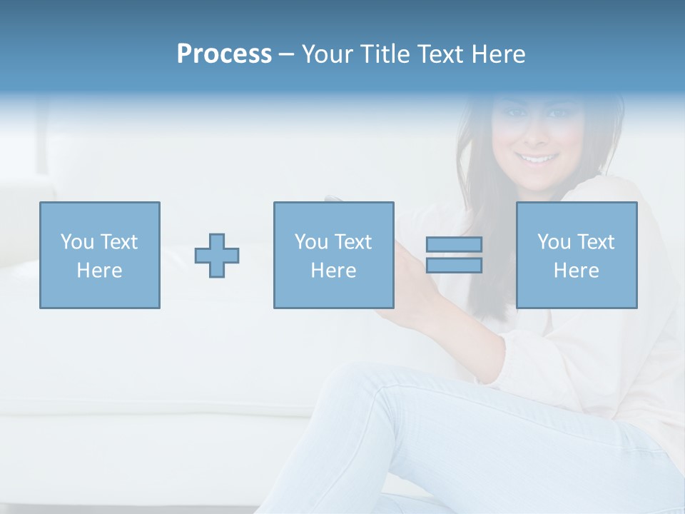 Brunet Cheerful Text Messaging PowerPoint Template