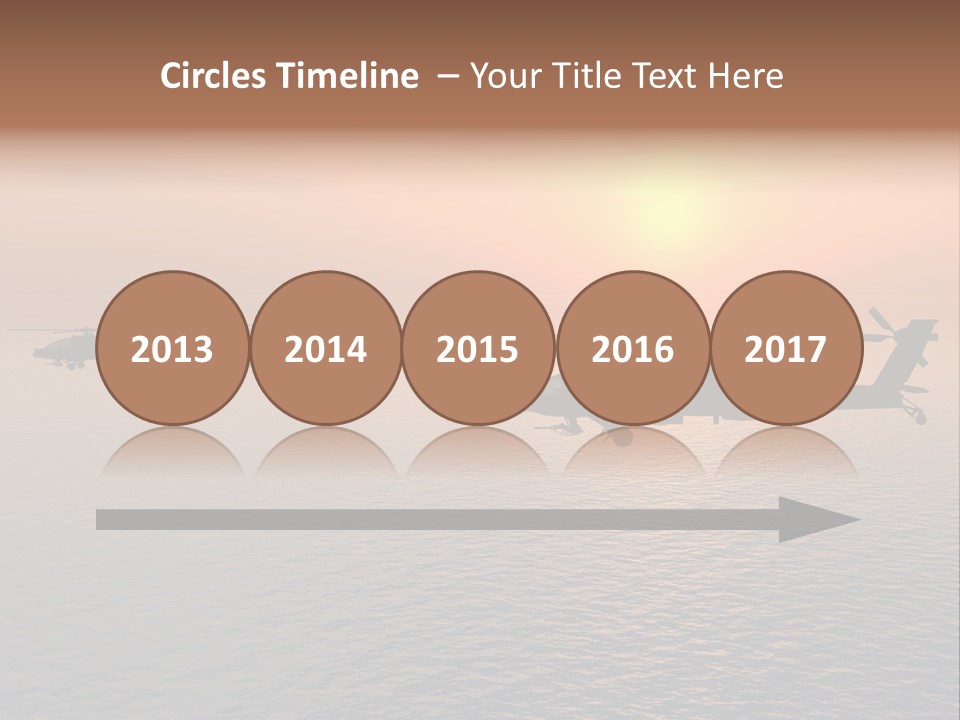 Aviation Apache Flying PowerPoint Template