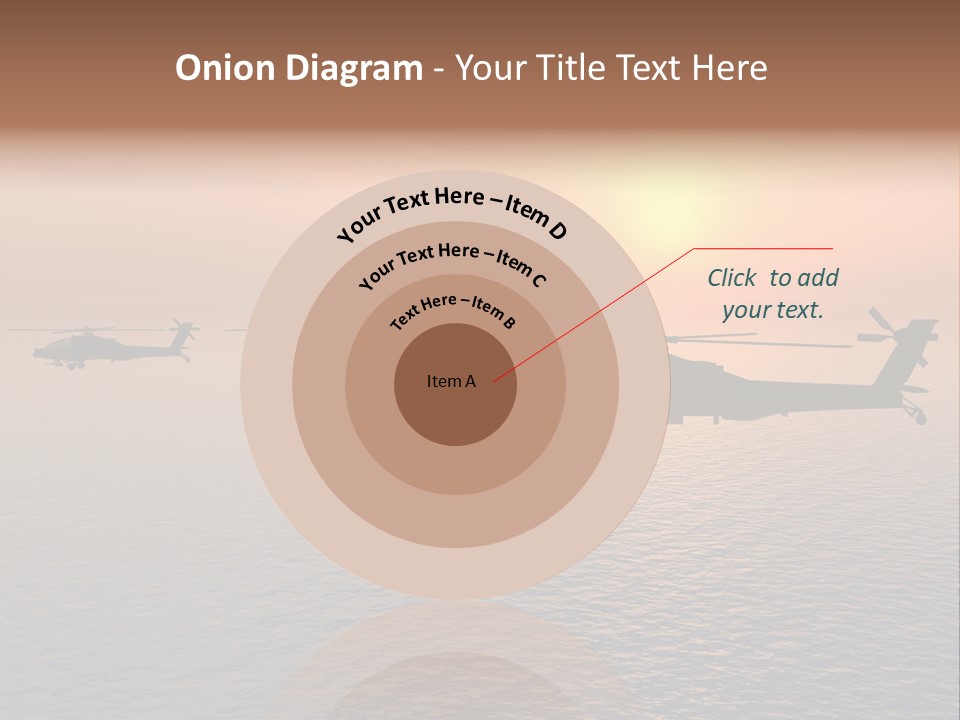 Aviation Apache Flying PowerPoint Template
