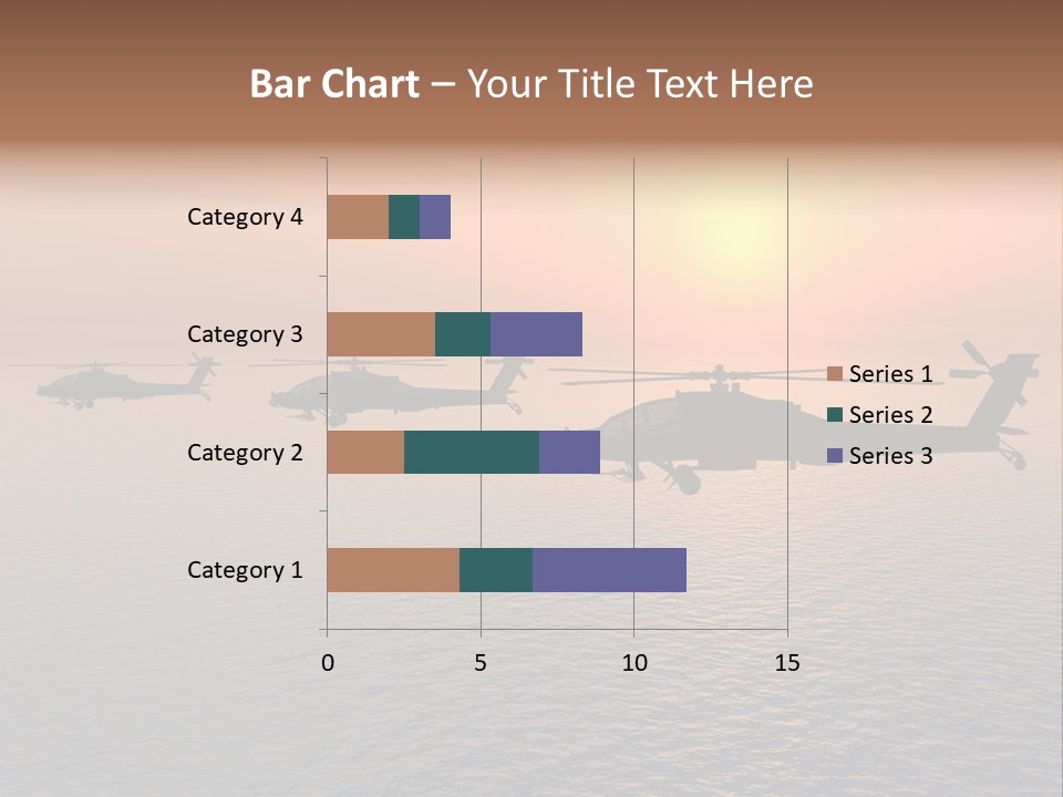 Aviation Apache Flying PowerPoint Template