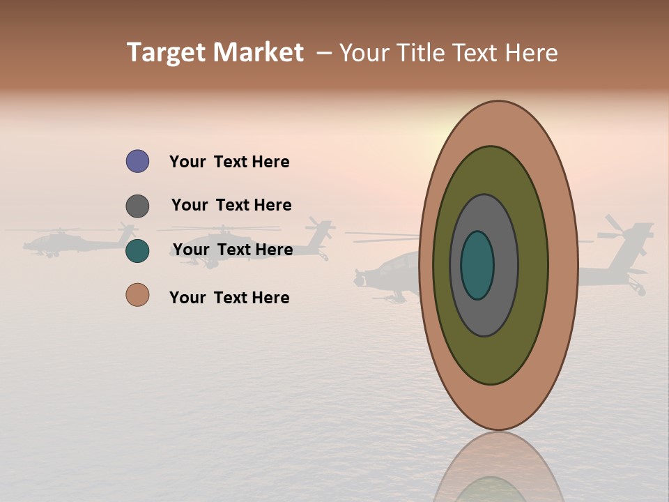 Aviation Apache Flying PowerPoint Template