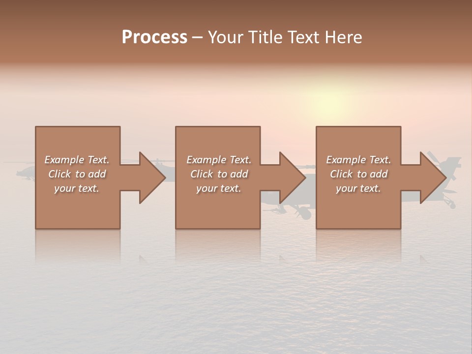 Aviation Apache Flying PowerPoint Template
