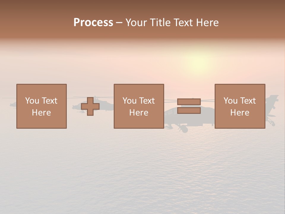 Aviation Apache Flying PowerPoint Template