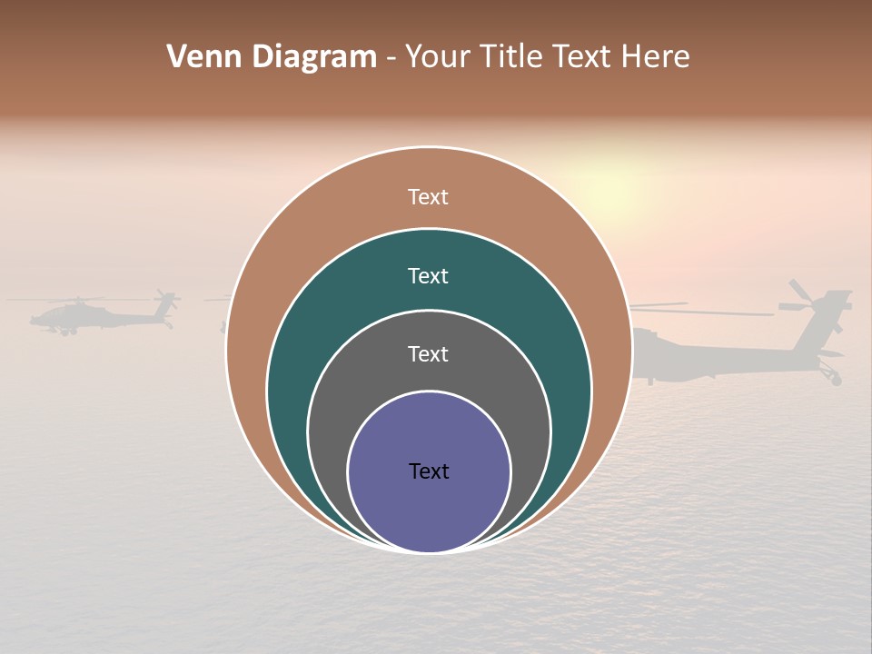 Aviation Apache Flying PowerPoint Template