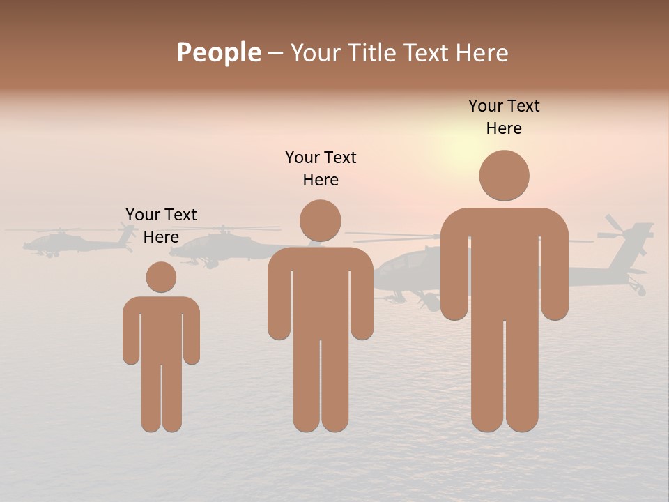 Aviation Apache Flying PowerPoint Template