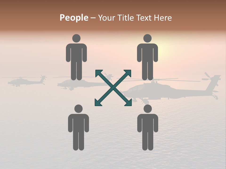 Aviation Apache Flying PowerPoint Template