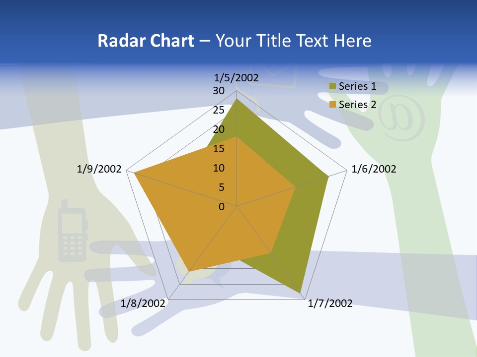 A Group Of Hands Reaching Out To Each Other PowerPoint Template