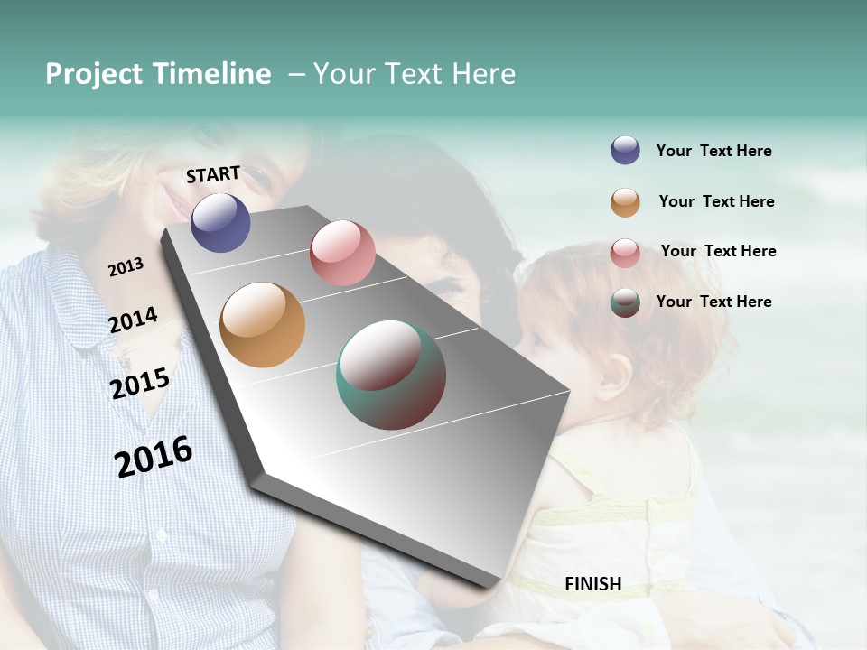 Mothers Well Being Love PowerPoint Template